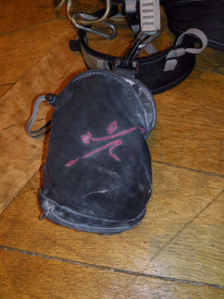 Sac à magnésie.